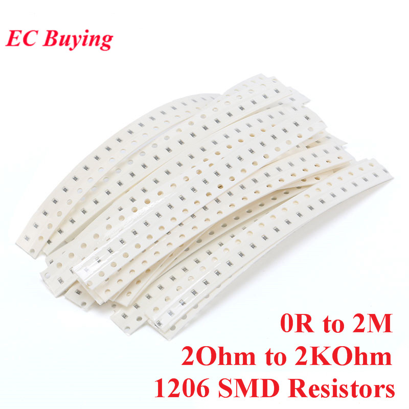 Diy Electronics Components Kit - Kit de résistances SMD 1206, 800