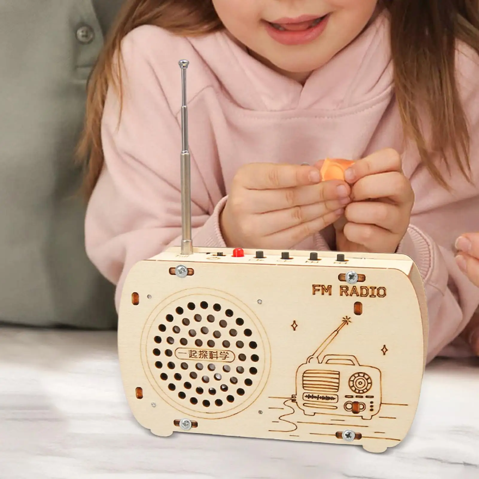 Diy Electronics Kits For Kids - Kit de construction radio en bois,