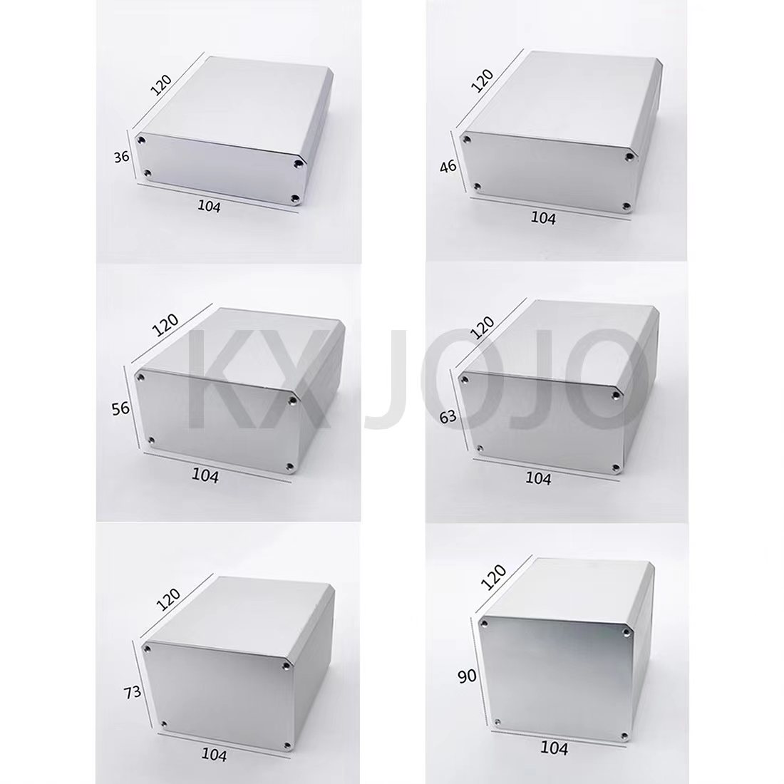 Diy Electronics Projects - Boîtier en aluminium 104x36/46/56/63/73/90x120mm, boîte à