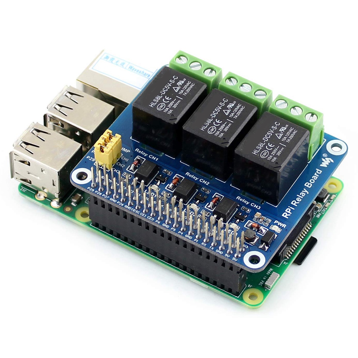 Relay Module 5V - Module de relais 3 canaux 5V