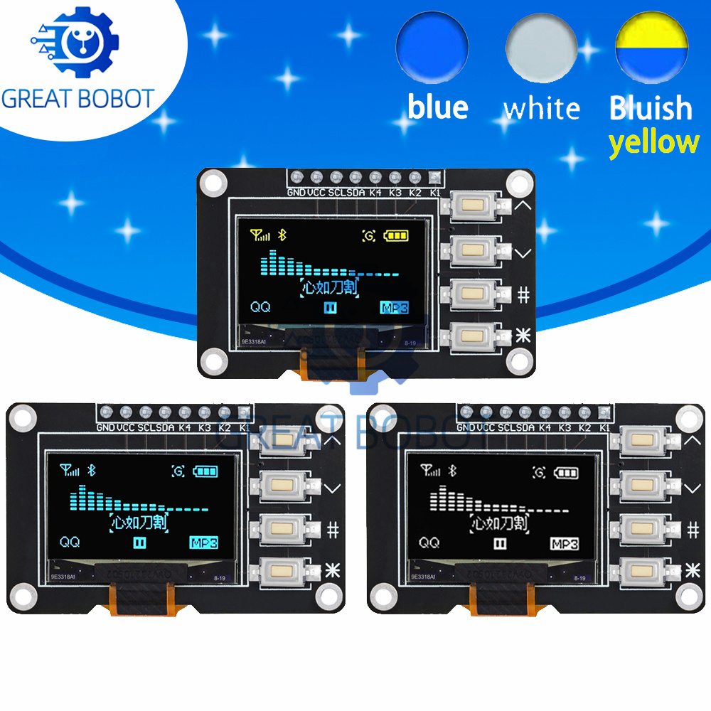 I2C Lcd Display - 1 ~ 2 pièces 0.96 pouces