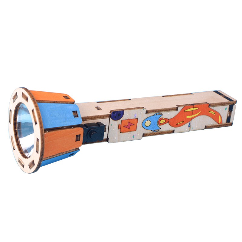 Kit de lampe de poche en bois, - Diy Electronics Kits For Kids avis et prix