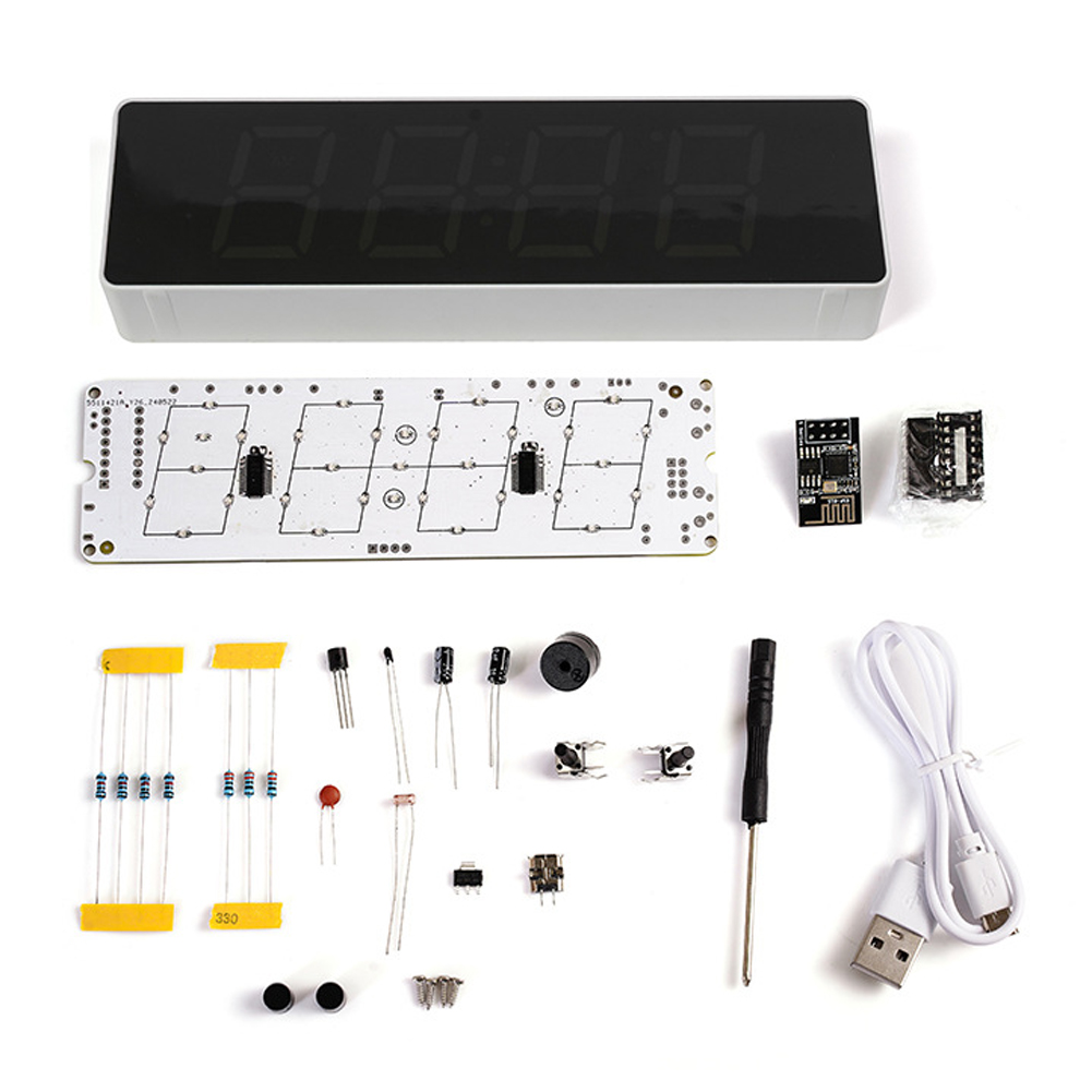 Kit d'horloge WiFi coloré, hor - Diy Electronics Components Kit avis et prix