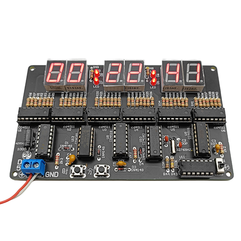 Kit d'horloge numérique 24 heu - Electronics Diy Pcb Design Projects avis et prix