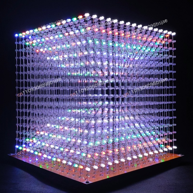 Kit de cube lumineux 3D16MINI  - Diy Electronics Parts avis et prix