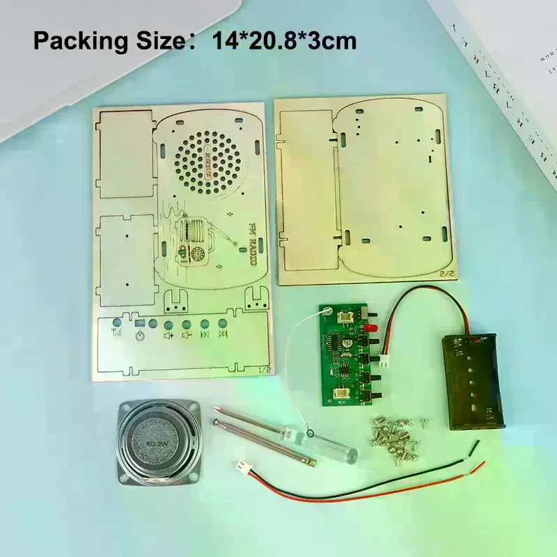 Kit radio FM en bois DIY, proj - Diy Electronics Kits For Kids avis et prix