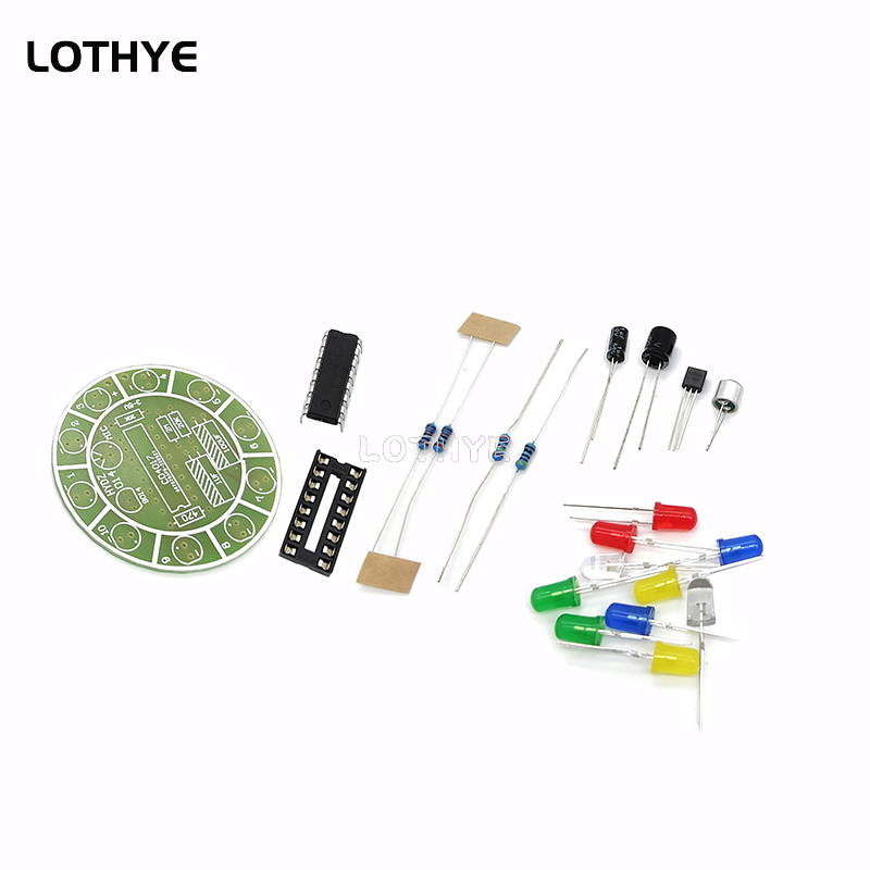 CD4017 kit de lumière LED rota - Diy Electronics Kits For Kids avis et prix